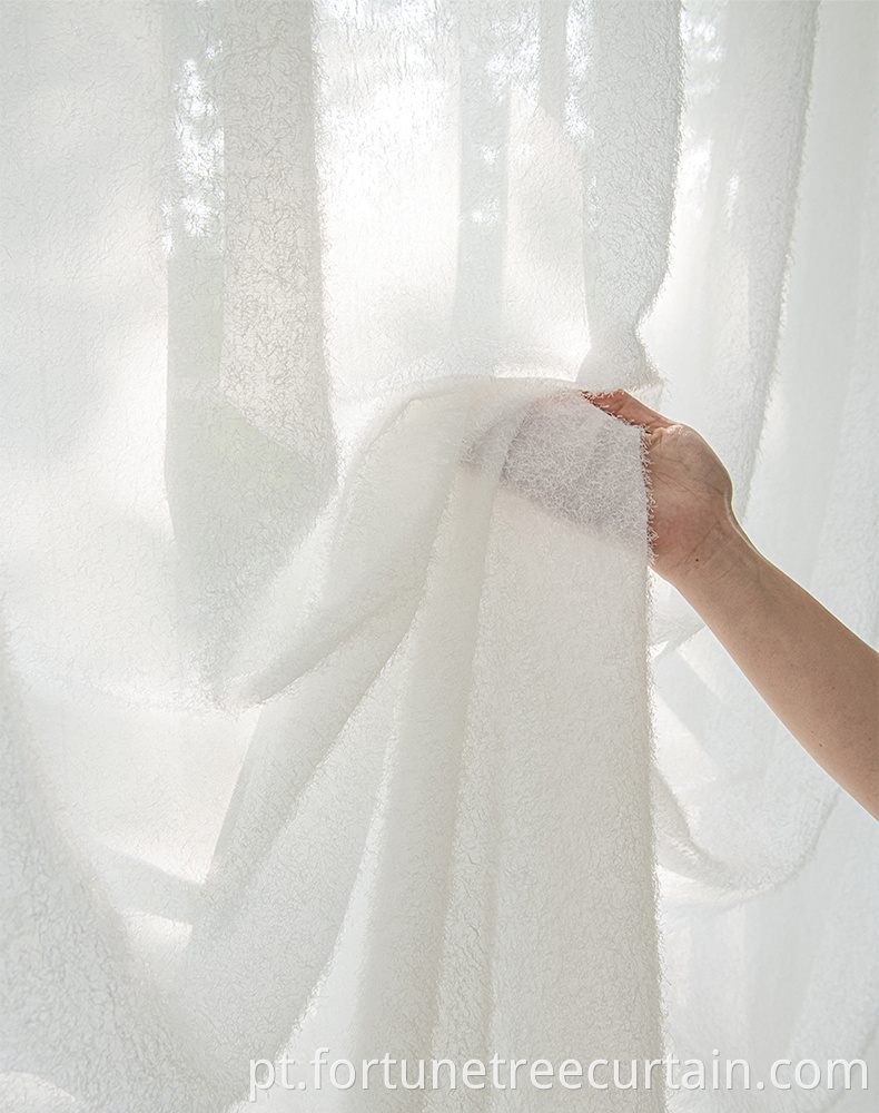 Fancy Soft Velvet Woolen Yarn Shading Window Curtain